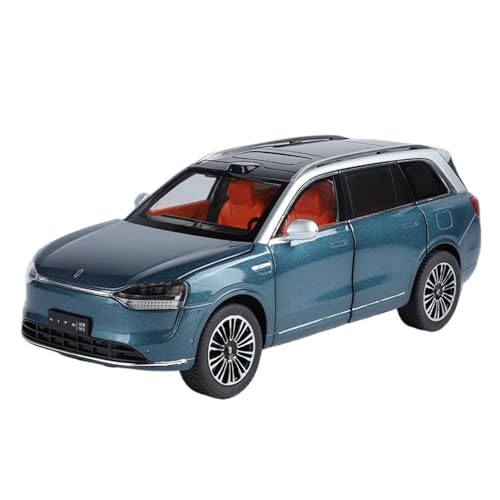 for 1:24 Sellis M9-SUV Automodell Simulation Legierung Casting Sammlung Ornamente(Blue) von wenjiang