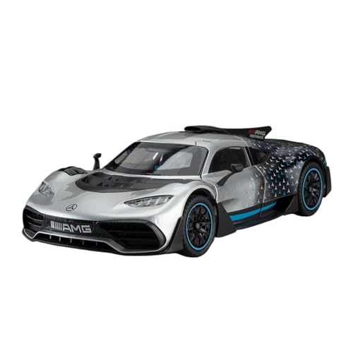 for 1:24 Simulation Legierung Auto Sport Auto Modell Sammlung Ornamente(Silver) von wenjiang