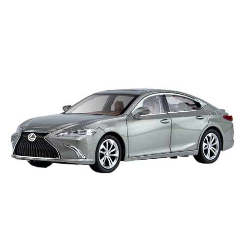 for 1:24 Simulation Legierung ES300 Auto Modell Sound Und Licht Zurück Zu Die Ornamente Sammlung(Silver) von wenjiang