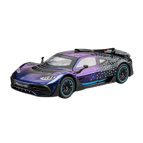 for 1:24AMG ONE Supercar Sound Und Licht Auto Simulation Legierung Auto Modell Ornamente(Purple) von wenjiang