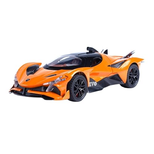 for 1:32 Sun God Sportwagen Legierung Simulation Auto Modell Ornament Sammlung(Orange) von wenjiang