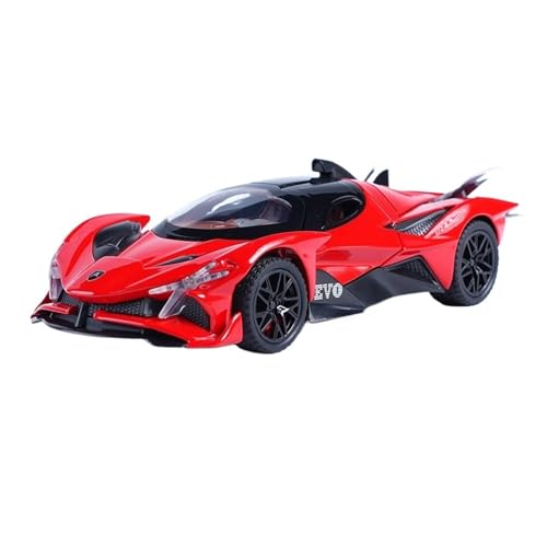 for 1:32 Sun God Sportwagen Legierung Simulation Auto Modell Ornament Sammlung(Red) von wenjiang