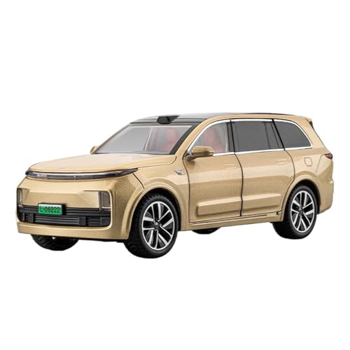 wenjiang Für 1:24 Ideal L9 Neue Energie Auto Modell Simulation Legierung Auto Modell Sammlung Ornamente (Grün) von wenjiang