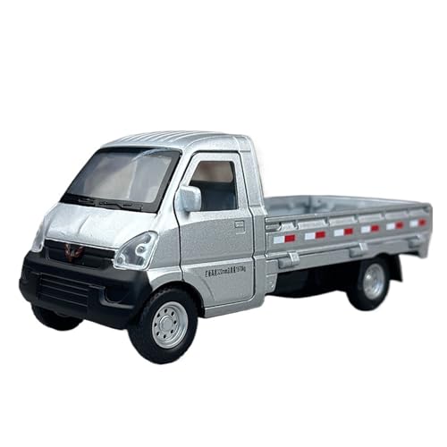 wenjiang for 1:24 Wuling Liuzhou Minivan Legierung Modellauto Leichtes Transportfahrzeug Minibus Automobilmodell Lieferwagen Spielzeug(Silver 1) von wenjiang
