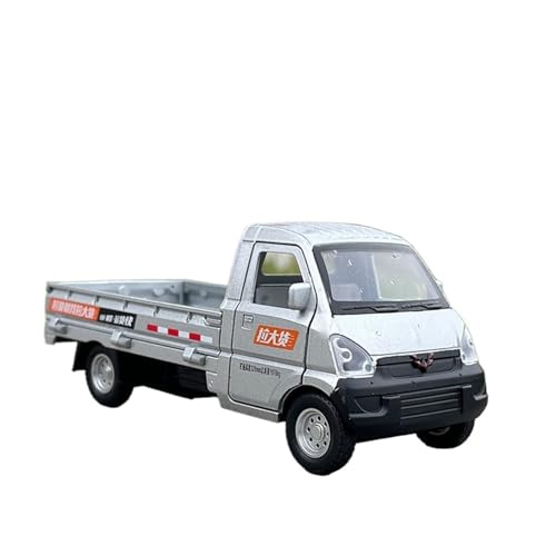 wenjiang for 1:24 Wuling Liuzhou Minivan Legierung Modellauto Leichtes Transportfahrzeug Minibus Automobilmodell Lieferwagen Spielzeug(Silver2) von wenjiang