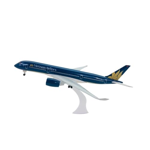 wenjiang for 1:250 Vietnam Airlines A350-900 Airbus Mit Fahrwerk Legierung Flugzeugmodell Sammlerstück Ornament von wenjiang