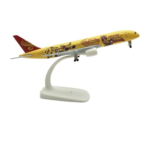 wenjiang for 1:400 China Hainan Airlines Legierung Flugzeug Modell Simulation Kung Fu Panda Airliner Sammlung Ornamente(Yellow) von wenjiang
