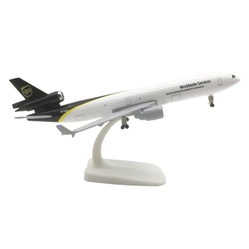 wenjiang for 1:400 Mcdonnell Douglas MD-11 Airbus Flugzeugmodell Legierung Simulation Statische Sammler Ornament(Black) von wenjiang