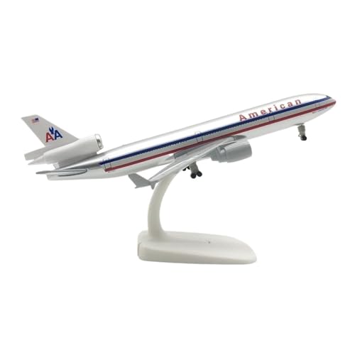 wenjiang for 1:400 Mcdonnell Douglas MD-11 Airbus Flugzeugmodell Legierung Simulation Statische Sammler Ornament(Silver) von wenjiang