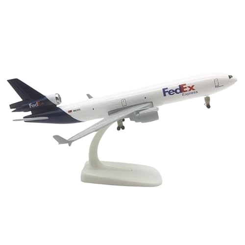 wenjiang for 1:400 Mcdonnell Douglas MD-11 Airbus Flugzeugmodell Legierung Simulation Statisches Modell Sammlerstücke Ornamente(Black) von wenjiang