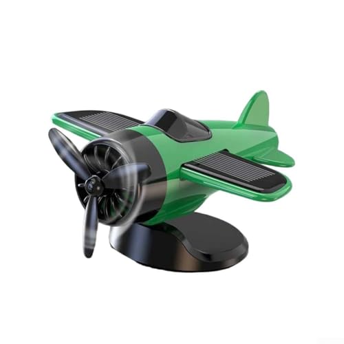 wenyouya Solarbetriebene Flugzeug-Figur, lustige und einzigartige Auto-Ornament, ideal für Zuhause oder Büro, Grün wenyouya Solarbetriebene Flugzeug-Figur, lustige und einzigartige Auto-Ornament, ideal für Zuhause oder Büro, Grün von wenyouya