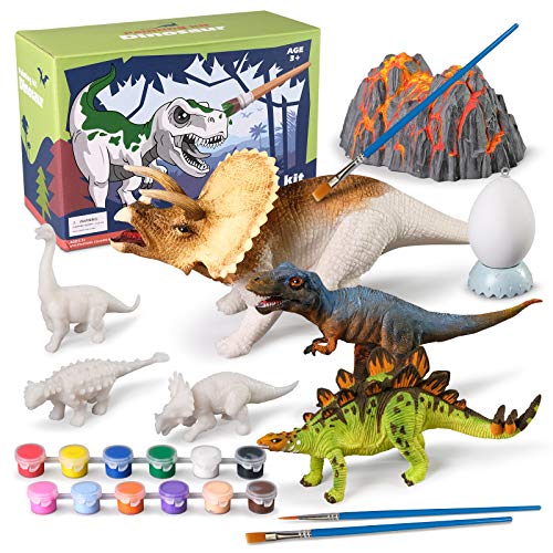 whatstem 3D-Dinosaurier-Malset für Kinder im Alter von 3–15 Jahren, Kunst- und Bastelsets, Zeichenspielzeug mit Dinosaurier-Set, Kreativitätsgeschenke für Jungen und Mädchen whatstem 3D-Dinosaurier-Malset für Kinder im Alter von 3–15 Jahren, Kunst- und Bastelsets, Zeichenspielzeug mit Dinosaurier-Set, Kreativitätsgeschenke für Jungen und Mädchen von whatstem
