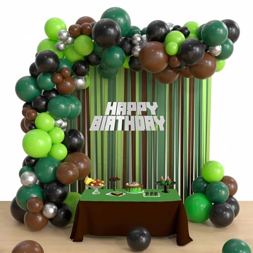 Geburtstags Gaming Luftballons Miner Party Dekoration Videospiel Geburtstags Dekorationen für Pixel Kinder Party Zubehör Geburtstags Gaming Luftballons Miner Party Dekoration Videospiel Geburtstags Dekorationen für Pixel Kinder Party Zubehör von whdiduo