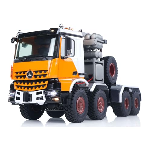 Wheelfun-8x8 Metall RC Geländetraktorkran Ar3363 Funkgesteuerter Lastwagen Differenzialsperre Achse 3-Gang-Schaltgetriebe I6S-Funksteuerung mit Motor ESC Servomotor Lichtgruppe Soundgruppe. von wheelfun