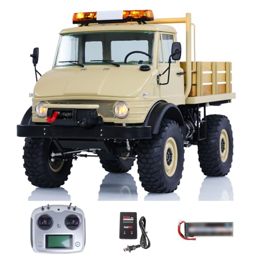 wheelfun 1/10 LESU 4x4 RTR RC Geländefahrzeug für U406 LKW lackiert montiert Auto von wheelfun