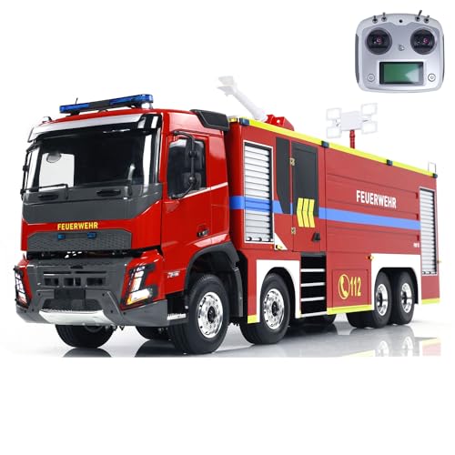 wheelfun 1/14 Maßstab Ferngesteuerter Feuerwehrwagen 8x4 RC Feuerwehrfahrzeuge Modell Lichter Geräusche RC Hobby Modelle wheelfun 1/14 Maßstab Ferngesteuerter Feuerwehrwagen 8x4 RC Feuerwehrfahrzeuge Modell Lichter Geräusche RC Hobby Modelle von wheelfun