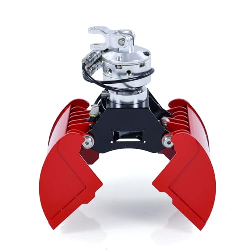wheelfun 1/14 Metall-Klappschaufel für RC-Hydraulikkran, Muldenkipper & Fernbedienungsauto von wheelfun