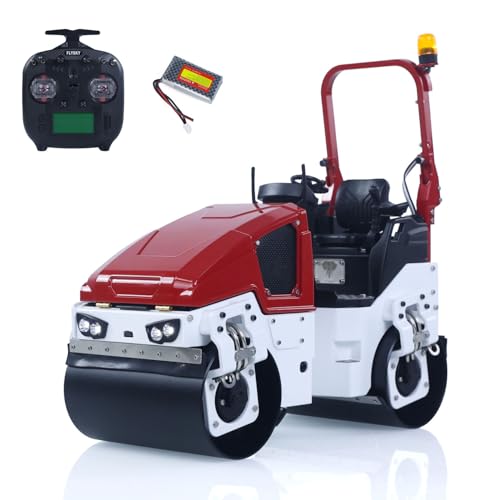 wheelfun 1/14 Mini Metall Funkferngesteuerte Straßenwalze BW120AD RC Baumaschine RTR Modell Bürstenmotor ESC Motor Batterie ST8 Funkfernsteuerung von wheelfun