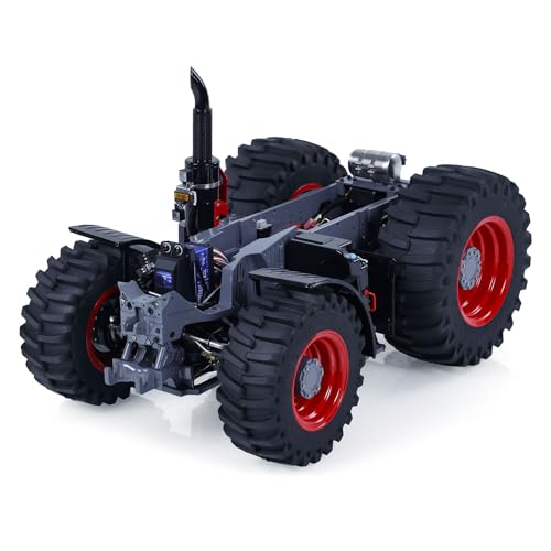 wheelfun 1/16 LESU Metallchassis 4X4 Differentialsperre für 1050 RC Traktoren DIY Modellauto von wheelfun
