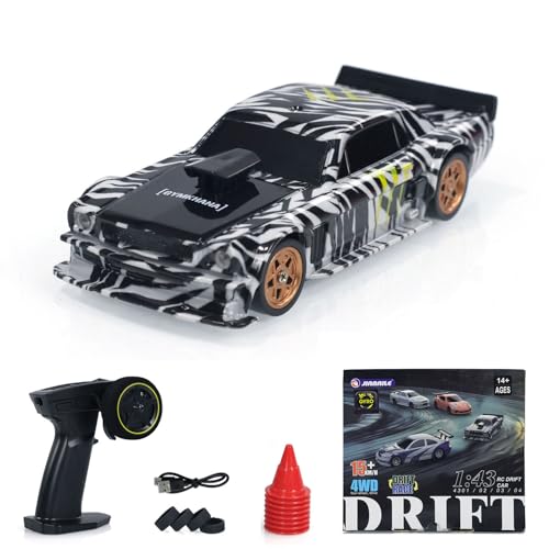 wheelfun 1/43 Ferngesteuertes Auto 4WD RC Mini Rennwagen Spielzeug Hochgeschwindigkeitsmodell RTR Mit LED-Leuchten Kreisel wheelfun 1/43 Ferngesteuertes Auto 4WD RC Mini Rennwagen Spielzeug Hochgeschwindigkeitsmodell RTR Mit LED-Leuchten Kreisel von wheelfun