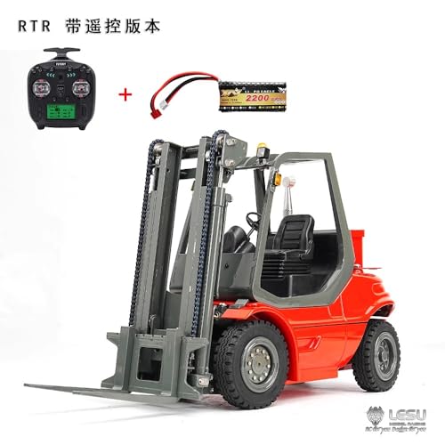 wheelfun 1:14 LESU RC Hydraulik Gabelstapler A0002 RTR Metall Gabel Transfer Auto Flysky ST8 Radio 2CH Ventil von wheelfun