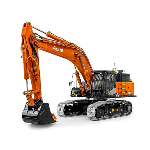 wheelfun 1:14 RC Hydraulik Bagger Modell LESU Aoue ZX490 Metall Fernbedienung Heavy Digger Auto 6CH Ventil licht 6CH von wheelfun