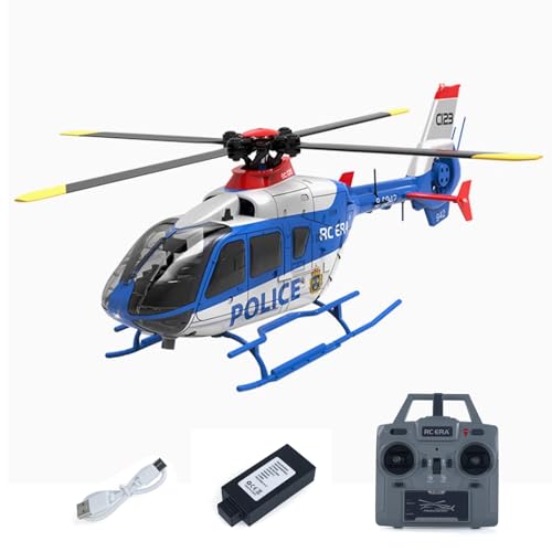 wheelfun 1:36 C123 RC Simulation Hubschrauber Modell EC135 Einzel paddel aileron freies Flugzeug Dual Bürstenloses Direkt antrieb 3D Flugzeug Spielzeug von wheelfun