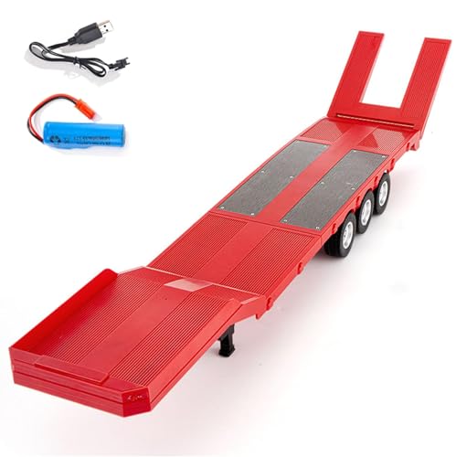 wheelfun 3 Achsen Kunststoff-Sattel anhänger Flach Bett 1502 für 1:18 RC-Traktor-LKW-LKW-Bauteil wheelfun 3 Achsen Kunststoff-Sattel anhänger Flach Bett 1502 für 1:18 RC-Traktor-LKW-LKW-Bauteil von wheelfun