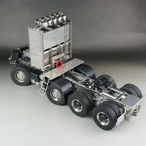 wheelfun 3-Gang-Getriebe 8x8 Metall-Chassis für 1/14 Maßstab RC-Traktor LKW R730 R620 R470 RC Hobby Modelle von wheelfun