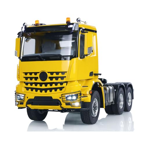 wheelfun 3363 RC LKW Auto 1/14 Funkgesteuerter Traktor Trcuk Modell 6x6 NO Lock Differentialachse 2Speed 10CH Funkbürstenmotor ESC Hobby Grade Modell für Erwachsene von wheelfun
