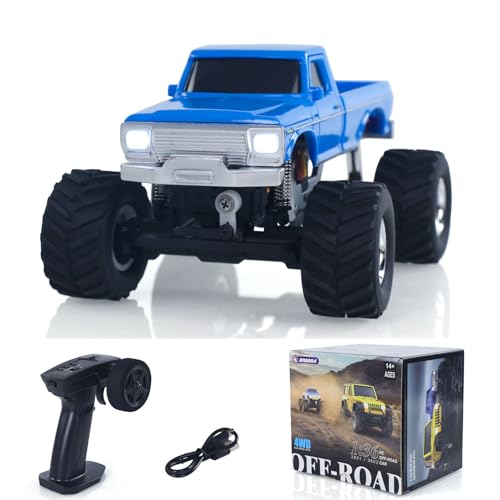 wheelfun 3602 1:36 4WD 2.4G fern gesteuerte Off-Road-Fahrzeuge Mini-Raupen-Autobatterie-Leuchten RTR RC Spielzeug Modell von wheelfun