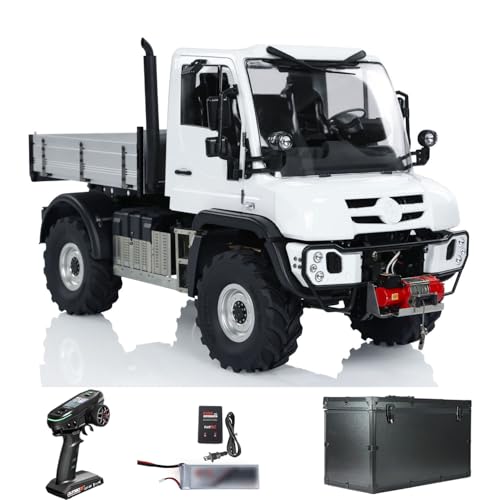wheelfun 4Wd 1:10 RC Geländewagen RTR Uni U423 4X4 Funksteuerung Crawler Auto Modell Aluminium Box Batterie Licht Sound Differentialsperre Hobby Grade Modell für Erwachsene Hobby von wheelfun