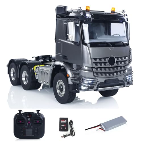 wheelfun 6x6 LKW 1/14 RC Sattelzug Funk RTR Metall ohne Sperrdifferential 2-Gang Getriebe für Auflieger wheelfun 6x6 LKW 1/14 RC Sattelzug Funk RTR Metall ohne Sperrdifferential 2-Gang Getriebe für Auflieger von wheelfun