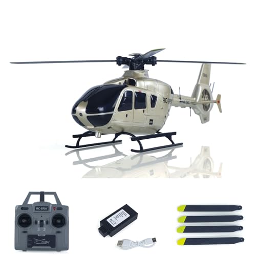 wheelfun C123 6CH RC Simulation Hubschrauber Modell EC135 1:36 Funks teuerung Stunt Flugzeug Rückflug Optisches Fluss Position ierung Spielzeug von wheelfun