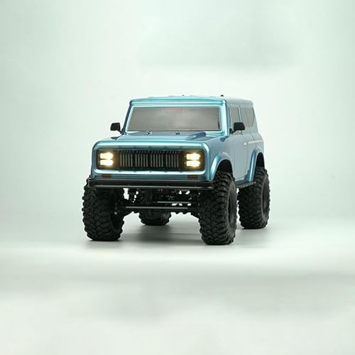 wheelfun CrossRC 4X4 AWD RC Pickup Crawler Car 1/10 elektrisches Off-Road Fahrzeug montiert 2-Gang Getriebe Motor ESC Servo Hobby Grade Pickup für Erwachsene von wheelfun