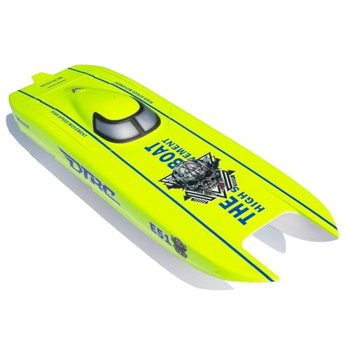 wheelfun DTRC E51 Fiberglas Ferngesteuertes Boot Hochgeschwindigkeits RC Rennboote Modell B4082 Bürstenlose Motoren D45 Metallpropeller Hobby Grade Modell Grün wheelfun DTRC E51 Fiberglas Ferngesteuertes Boot Hochgeschwindigkeits RC Rennboote Modell B4082 Bürstenlose Motoren D45 Metallpropeller Hobby Grade Modell Grün von wheelfun