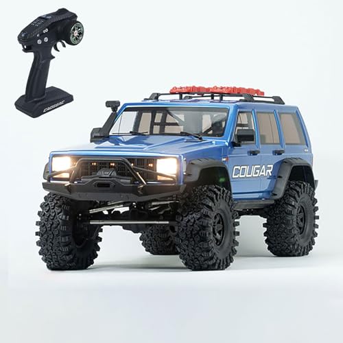 wheelfun Emo X2 CROSSRC 1/8 RC Rock Crawler AWD Fernbedienung Offroad Auto Modell 2025Typ 25T Brushed Motor Hobbywing Esc Radio Licht Hobby Grade Modell von wheelfun
