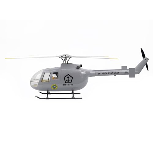 wheelfun-FLYWING BO105 RC Hubschrauber 470-Klasse mit GPS 4-Schaufel-Rotorkopf EIN-klick-Rückflug Bürstenloser Motor Ready-to-Run (RTR) I6S-Funksteuerung 5000MAH Batterieladegerät Schraubendreher von wheelfun