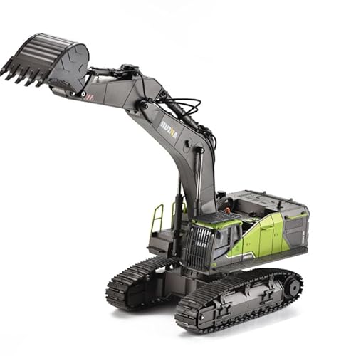 wheelfun HUINA 1/14 593 Spielzeugmodell RC-Bagger Auto Geschenk Akku 2,4 GHz Fernbedienung 22 Kanäle von wheelfun