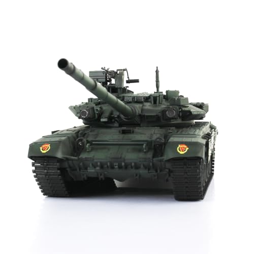 wheelfun Henglong 1/16 3938 T90 RC Tank Metallchassis Getriebe BB Infrarot 360° Turm von wheelfun