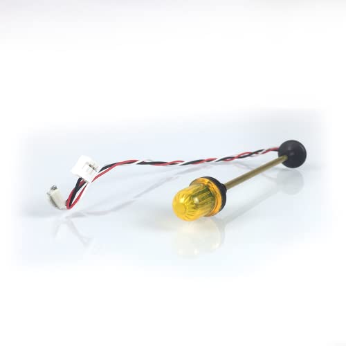 wheelfun Henglong LED Gelb Blink-Warnlicht Vorsichtslicht für 1/16 RC Panzer DIY Truck Auto von wheelfun
