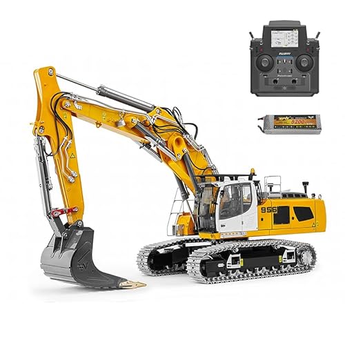 wheelfun LESU 1/14 RC Hydraulikbagger LR956 Metall 3-Arm-Fernsteuerungsbagger Modell 4+3CH Ventil Doppelpumpen Leichtbau Flysky PL18EV LITE wheelfun LESU 1/14 RC Hydraulikbagger LR956 Metall 3-Arm-Fernsteuerungsbagger Modell 4+3CH Ventil Doppelpumpen Leichtbau Flysky PL18EV LITE von wheelfun