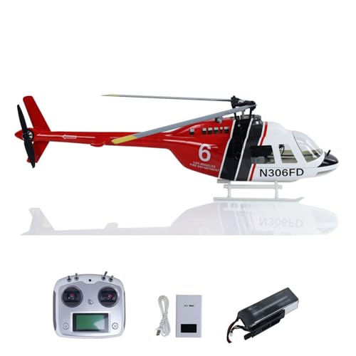 wheelfun RC-Modellhubschrauber FLYWING 206 V3 RTF Smart Drone mit bürstenlosem Motor und GPS von wheelfun