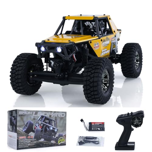 wheelfun UdiRC UCX2405PRO 1/24 4x4 RC Rock Crawler Brushless Motor ESC Geländefahrzeug RTR Spielzeugauto mit Akku von wheelfun