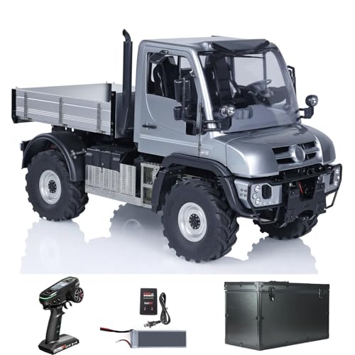 wheelfun Uni U423 1/10 RC Rock Crawler Auto RTR 4X4 4WD Fernbedienung Geländewagen Metallachsen Eimer Licht Sound Ddf350 Funkbatterie Hobby Grade Modell für Erwachsene Hobby von wheelfun