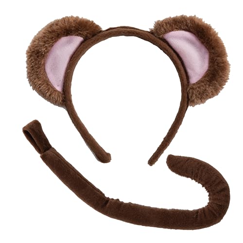 Animal Ears & Tail Set - Monkey **NEW** von Wicked Costumes