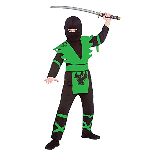 Wicked Costumes – Ninja-Kostüm für Kinder, Größe 11 – 13 Jahre (146 – 158 cm) von Wicked Costumes