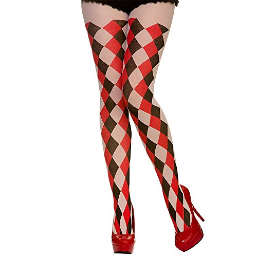 Tights Harlequin Jester for Fancy dress Accessory von Wicked Costumes