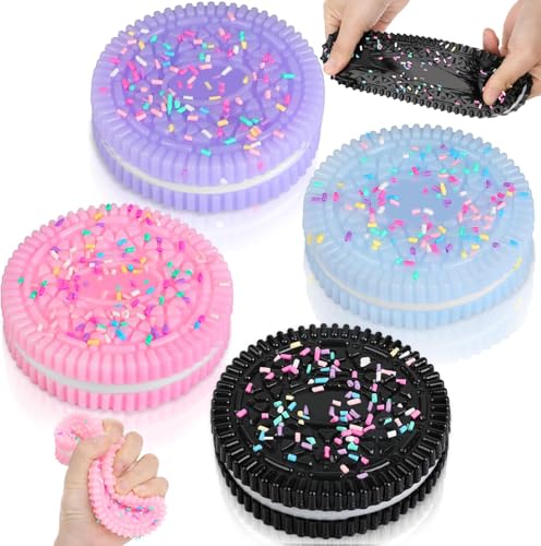 WIKIMO 4 Stück Taba Squishy, Oreo Squishy Squeeze Toy, Squishy Anti Biscuit Stress Relief Toy, Keks Stressabbauspielzeug Squishy Spielzeug für Stressabbau WIKIMO 4 Stück Taba Squishy, Oreo Squishy Squeeze Toy, Squishy Anti Biscuit Stress Relief Toy, Keks Stressabbauspielzeug Squishy Spielzeug für Stressabbau von wikimo