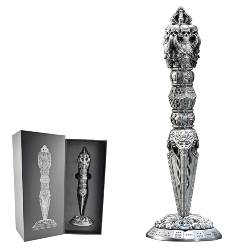 willmove Magic Wand Dice Einzigartige Zauberstab-Würfel für DND Dungeons and Dragons, 7-in-1 Metall-Spinner-Würfel für D20, D12, D10, D8, D6, D4, D%-Würfel, Goblin-Kollektion von willmove